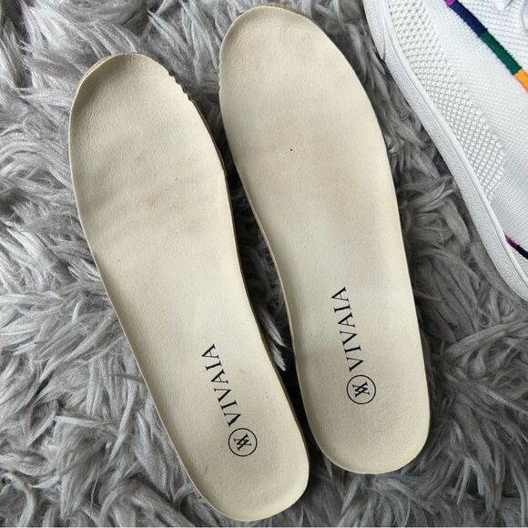 Vivaia Kama rainbow white lace up sneakers women’s shoe size 8 - Picture 11 of 11